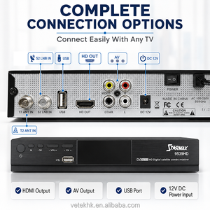 Receptor de Satélite Digital HD DVB S2T2/C Starmen 9539HD Combo Set Top Box Decodificador T2S2 Plástico y Metal 1080P USB WiFi - Product Image 3