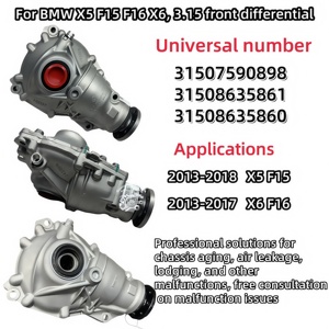 Conjunto de eje de transmisión y diferencial delantero Premium para <span class=keywords><strong>BMW</strong></span> X5E70 X6E71 <span class=keywords><strong>Tracción</strong></span> en las cuatro ruedas 31507594315 3,15 Ratio - Product Image 3
