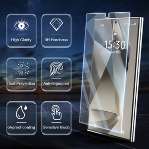 Yüksek şeffaf temperli cam ekran koruyucu dokunmatik ekran cam Samsung Samsung 4G 5G A72 4G 5G A53 - Product Image 3