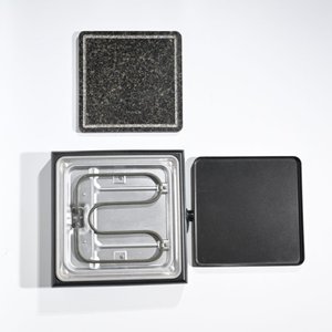 Deluxe 700W Xách Tay Điện Nướng Thiết Lập PTFE Không Dính Nấu Ăn Đá Một Tre Platter Có Thể Tháo Rời Cho Bít Tết Cho Hộ Gia Đình Sử Dụng - Product Image 1