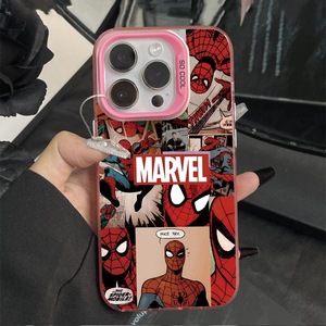 เคสโทรศัพท์มือถือ <span class=keywords><strong>Marvel</strong></span> Sports <span class=keywords><strong>Spider</strong></span>-<span class=keywords><strong>Man</strong></span> คุณภาพสูง ป้องกันแรงกระแทก ผลิตจากวัสดุ <span class=keywords><strong>PC</strong></span> พร้อมเคลือบสี UV สำหรับ iPhone 17/13 Pro Max และ S25 Ultra - Product Image 2
