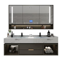 Haut de bain flottant avec évier, style européen, disponible en 2 pièces, style moderne
