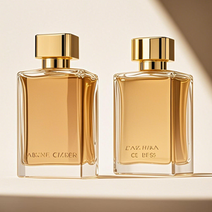 Young People New Design square Rectangular <b>Empty</b> Clear Crimp Glass 20ml 30ml 50ml Perfume Bottle With <b>Gift</b> <b>Box</b> - Product Image 4