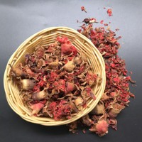 Thé aromatisé aux fleurs de grenade séchées 1 kg/sac en vrac, qualité supérieure, marque Highkey, bienfaits pour la santé