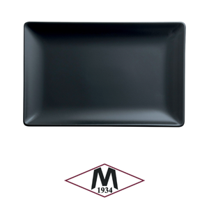 Plat de service rectangulaire en grès noir Boston / Tokyo 20 × 13 cm M1934 - Product Image 4