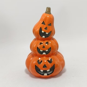 Decoración de escaparate de <span class=keywords><strong>calabaza</strong></span> de Halloween para centro comercial, <span class=keywords><strong>calabaza</strong></span> hueca de cerámica, estilo europeo moderno, tamaño personalizable - Product Image 1
