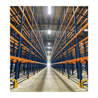 Étagère de stockage robuste en acier Q235B pour centre logistique, fabricant OEM, capacité 4000 kg, conception personnalisée