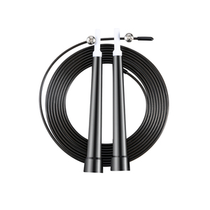 Corde à sauter rapide en fil métallique, longueur réglable, pour enfants, équipement de sport et d'entraînement, noir - Product Image 1