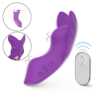 超薄型女性オナニークロスボーダー爆発蝶デザイン,卵用ジャンプ付き大人用セックス用品バイブレーター - Product Image 1