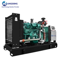 Groupe électrogène au biogaz 120 kW, générateur biomasse 150 kVA à vendre, type remorque, moteur Yuchai YC6G205N-D30, démarrage à distance pour base d'élevage