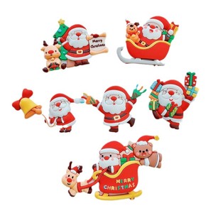 Honey And Sweetness Christmas Cake Decorations Acrylic Santa Reindeer Cup Holders For Holiday Baking - Product Image 5
