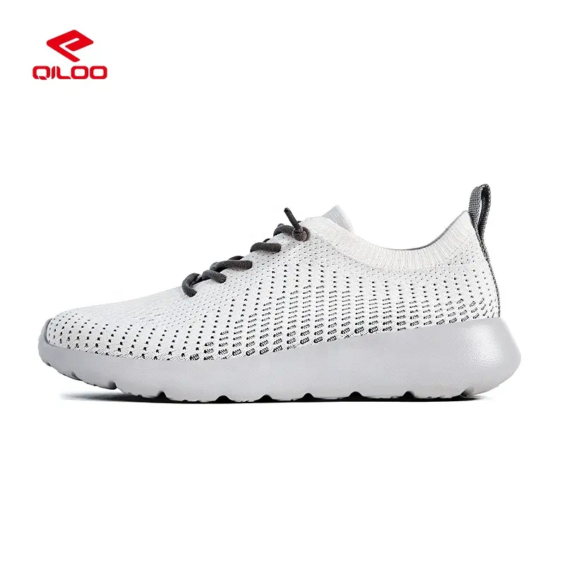 Qiloo 2023 Dames Hoge Kwaliteit Sport Sneakers Lichtgewicht Galaxy Witte Schoenen Met Anti-Slip Demping Features Mode Trend