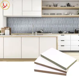 Fabrieksleverancier Meubels Grade 10Mm 12Mm Mdf Blok Bord Wit E1 Melamine Bord