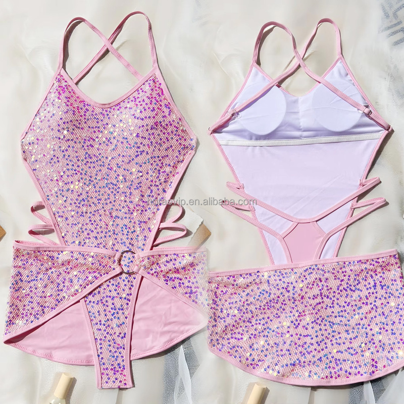 E013 Sexy Rhinestones Bikini Set Women