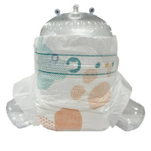 Low Price Cartoon Design <b>Disposable</b> Baby <b>Diaper</b> for Newborn to Toddler Super Breathable Ultra Thin Infant Nappy High Absorption - Product Image 1