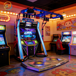 Grande machine musicale de danse pour parc d'attractions, équipement de jeu de compétition <span class=keywords><strong>en</strong></span> <span class=keywords><strong>ligne</strong></span> E-<span class=keywords><strong>Dance</strong></span> - Product Image 1