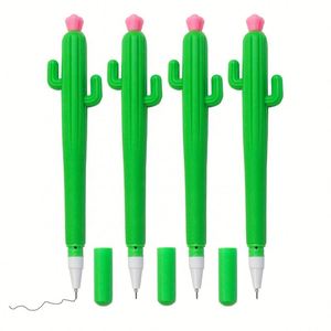 Bolígrafo de Gel Creativo al por Mayor, con Forma de Cactus, de Plástico Suave, Tinta Negra de 0.5 mm, Imprimible con UV, para la Escuela y Oficina, Se Aceptan Personalizaciones - Product Image 1