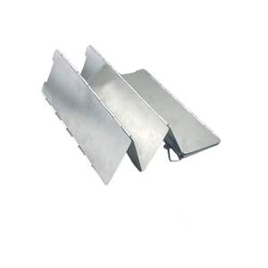10 plaques pliable cuisinière à gaz pare-brise Camping en plein air <span class=keywords><strong>cuisson</strong></span> brûleur coupe-vent écran en alliage d'aluminium extérieur poêle vent Shied - Product Image 3