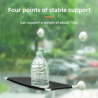 VOLPET Nouveau hamac pliable pour chat à ventouse avec design suspendu pour balcon et fenêtre