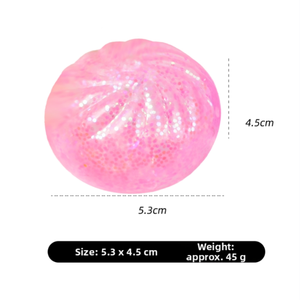 Mini Jouet Squishy Anti-Stress en Forme de Boulette de Maltose, Balle à Presser Sensorielle Fidget - Product Image 5