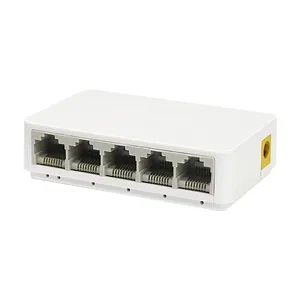 5-Port Gigabit Ethernet anahtarı adaptörü 10/100/1000Mbps hızlı RJ45 LAN anahtarlama Hub VLAN fonksiyonu ile PC için CE sertifikalı