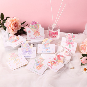Vente en gros d'usine, bouquet personnalisé pour la Saint-Valentin, petit bouquet romantique, carte de vœux imprimée en couleur - Product Image 3