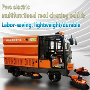 Ride on <span class=keywords><strong>Road</strong></span> Vacuum Sweeper Bateria Elétrica Street <span class=keywords><strong>Cleaning</strong></span> Floor Sweeper <span class=keywords><strong>Machine</strong></span> Truck - Product Image 4