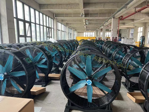 Ventilador Industrial Móvil HVLS de 2m, Carcasa de Hierro Rápido, Aspas de Aleación de Aluminio, Ventilación, Reducción de Temperatura Aparente, Gimnasios al Aire Libre - Product Image 4