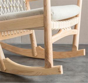 ATUNUS Meubles en <span class=keywords><strong>bois</strong></span> sur mesure Chaises à bascule en <span class=keywords><strong>bois</strong></span> Jardin en <span class=keywords><strong>bois</strong></span> en rotin Chaise à bascule simple pour adultes - Product Image 3