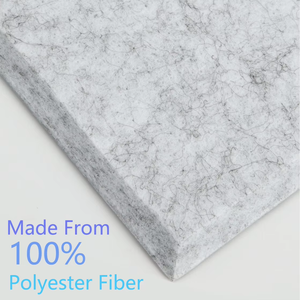 Ses yalıtımı için engralebilir yüzeyli Polyester akustik duvar panelleri kare tasarım - Product Image 4