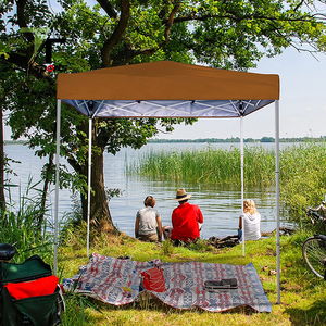 3x3 3x6 Waterproof Fabric Foldable Aluminum Frame Custom Design Restaurant Awning Beach Fishing Outdoor Camping Canopy <strong>Tent</strong> - Product Image 4