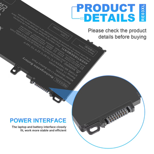 Batterie haute performance RE03XL 11,55 V 41,5 Wh 3450 mAh pour HP L32407-2C1 L32656-002, noire, fournie par l'usine - Product Image 3