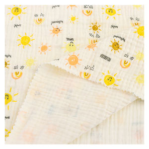 Coperta in Mussola di Cotone Organico 100% Personalizzata, Tessuto a Bolle Super Morbido a 3 Strati per Neonati, Pannolini e Cuscini - Product Image 6