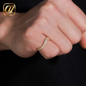 Anillo Clásico de Diamante Cultivado en Laboratorio con Certificación IGI, Plata de Ley Chapada en Oro, Corte Brillante, Anillo de Lujo para Mujer, Aniversario - Product Image 5