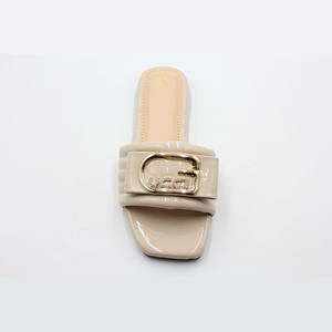 Ropa exterior, Sandalias planas que combinan con todo, zapatillas planas con punta abierta para mujer, zapatillas de playa para mujer, nuevo estilo de verano - Product Image 5