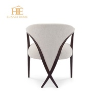 Chaise de salle à manger antique française de luxe, structure en bois massif, rembourrage, design ergonomique, durable, stable, pour la maison