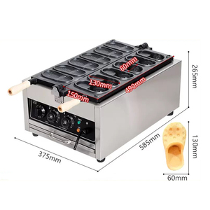 Máquina de Waffles Comercial con Forma de Zapato Crocs a Gas y Eléctrica para Comida Callejera en Venta para Uso en Panaderías y Cafeterías - Product Image 6