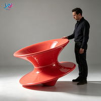 Chaise de salle à manger créative et moderne en fibre de verre écologique pour la maison, idéale pour les salles à manger, les chambres et les salons