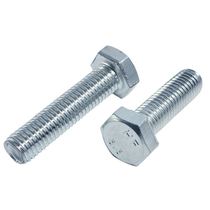 Ốc Vít <span class=keywords><strong>Hex</strong></span> đầu bu lông thép carbon mạ kẽm lớp 8.8 <span class=keywords><strong>Hex</strong></span> bu lông DIN 931 DIN 933 hình lục giác đầu bu lông và <span class=keywords><strong>Hex</strong></span> bu lông - Product Image 2