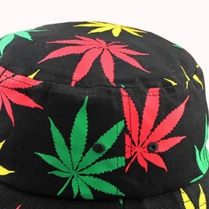 Chapeau Bob Réversible Unisexe avec Logo Personnalisé, Double Face, Large Bord, 100% Coton, Pêche, Plage, Hommes, Femmes, Motif Argyle, Dessin Animé, Feuille, Quatre - Product Image 4