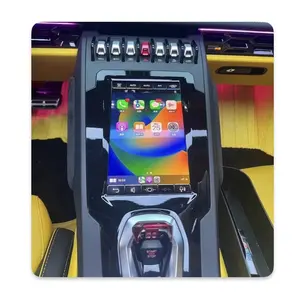 ZWNAV 12.3 Inch Touch Screen GPS Navigation Car DVD Player Stereo Car Video Radio For Lamborghini Huracan EVO 2019-2023 Carplay