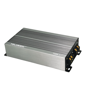 Monobloc d'amplificateur audio de voiture à canal unique 12V classe D avec égaliseurs de croisement en aluminium de puissance automatique RMS pour caisson de basses - Product Image 2