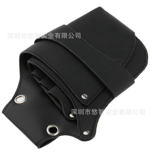 Custom leather hairdressing <b>tool</b> storage <b>bag</b>, waist <b>bag</b>, hairdressing scissor cover, multi-comb <b>tool</b> <b>bag</b>/shoulder <b>bag</b> - Product Image 3