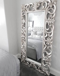 Big Baroque Full Length Floor Full Body <strong>Mirror</strong> Decorative Polyurethane Wood Carved Louis <strong>Leaning</strong> Large Vintage <strong>Mirror</strong> - Product Image 4