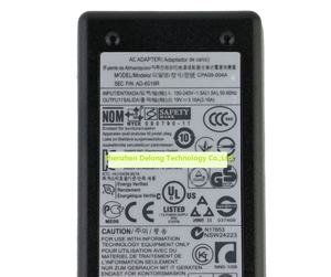 Adaptador de cargador para <span class=keywords><strong>Samsung</strong></span> <span class=keywords><strong>Notebook</strong></span> <span class=keywords><strong>9</strong></span> <span class=keywords><strong>Pro</strong></span> NP940X5M-X01US, adaptador de CA de 19V 3.16A 60W, 3,0x1,1mm - Product Image 1