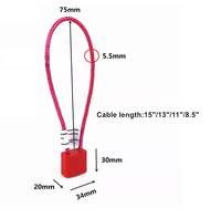 YH1650 Verrouillage de câble de déclenchement de sécurité universel à clé de 15 "-Convient aux pistolets, fusils de chasse