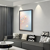 Peinture décorative encadrée en relief 3D, fleurs et oiseaux modernes et simples, origine Chine, pour salon, chambre à coucher