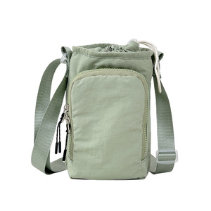 New Style Casual All-match <b>Small</b> Square Water Cup <b>Bag</b> Nylon High-end Trendy Crossbody Water Bottle <b>Bag</b> RTS Bulk Mixed Order - Product Image 2