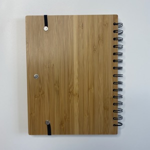 A5批发定制螺旋竹套日记本笔记本，带甘蔗纸内片UV竹<span class=keywords><strong>8</strong></span> - Product Image 2