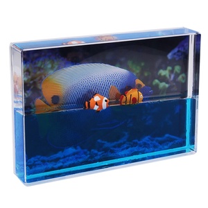 <span class=keywords><strong>Feo</strong></span> pez Regalo De vacaciones recuerdo fábrica personalizada resina figura álbumes accesorios líquido marcos de fotos ornamento con inserto de <span class=keywords><strong>foto</strong></span> - Product Image 4